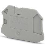 Phoenix Contact 3047141 End cover, length: 56.8 mm, width: 2.2 mm, height: 39.8 mm, color: gray