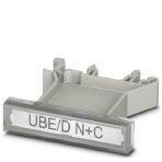 Phoenix Contact 0803122 Terminal strip marker carriers for marking terminal group, for mounting on the terminal strip NS 32 or NS 35/7.5, lettering field size: 44 x 7 mm