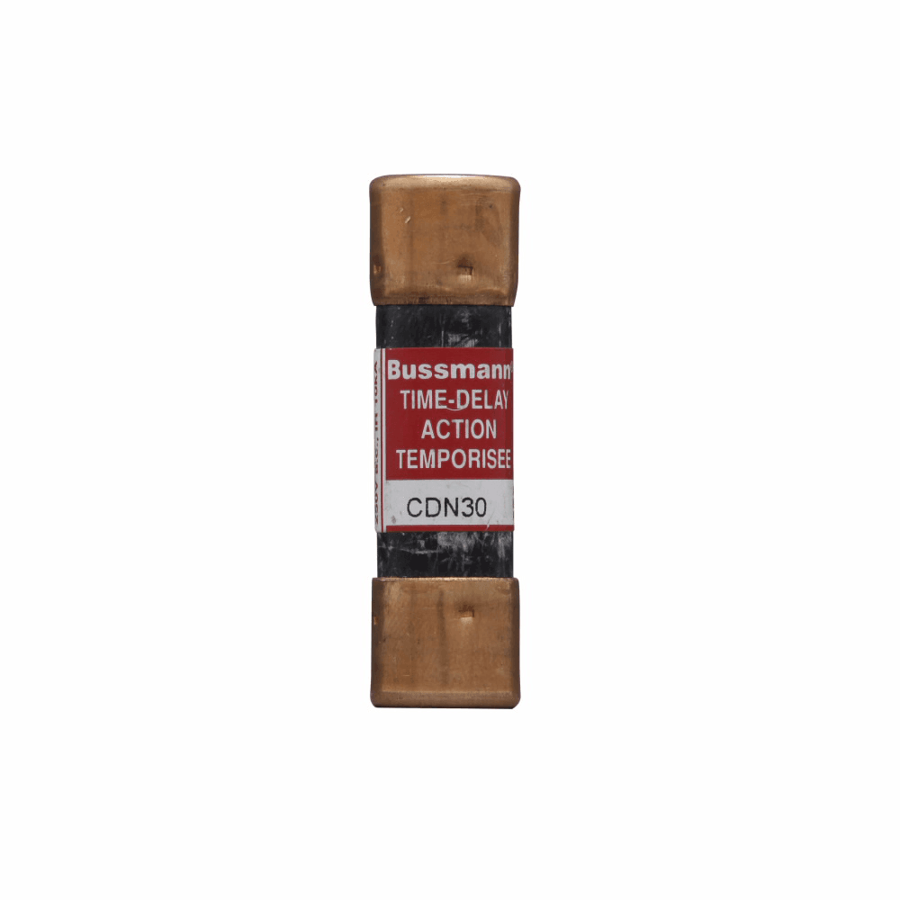 Cooper Bussmann CDN12 CDN12 Cooper Bussmann - Eaton Bussmann series time-delay CSA type D fuse, 250V, 12A, 10 kAIC, Non Indicating, Time delay, type D