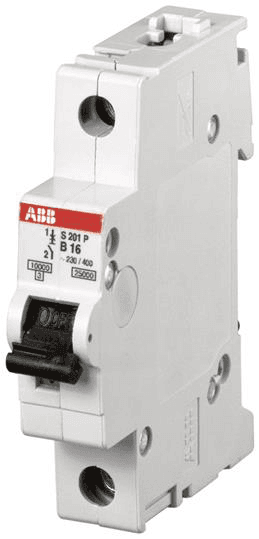 S201P-C16 Part Image. Manufactured by ABB Control.