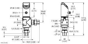 PS326-010D-01-LI2UPN8-H1141 Part Image. Manufactured by Turck.