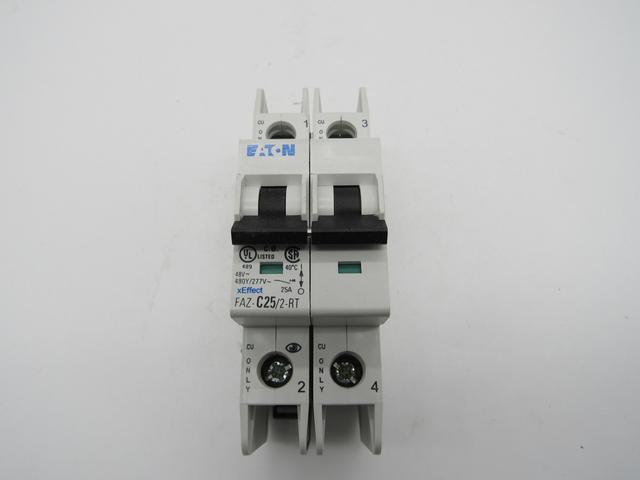 FAZ-C25/2-RT Part Image. Manufactured by Eaton.