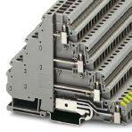 Phoenix Contact 3011999 Motor terminal block, four-level, cross section:  0.2 mm² - 6 mm², AWG: 24 - 10, connection method: screw connection, width: 6.2 mm, color: gray, mounting type: NS 35/7,5, NS 35/15