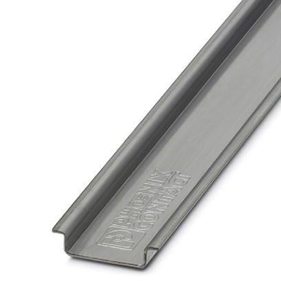Phoenix Contact 0801377 DIN rail, unperforated, acc. to EN 60715, material:Â Stainless steel V2A, uncoated, Standard profile, color:Â silver, Pack of 25 (50 m)