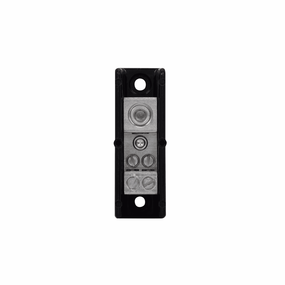 Cooper Bussmann PDB220-1 PDB220-1 Cooper Bussmann - Eaton Bussmann series PDB power distribution block, IP-20 Finger-safe, 600 Vac, 600 Vdc, 175A, Power distribution block, Single-pole, SCCR: 200 kA (12 To 4 AWG), 100 kA (14 To 4 AWG), Panel, Tin-plated aluminum connectors