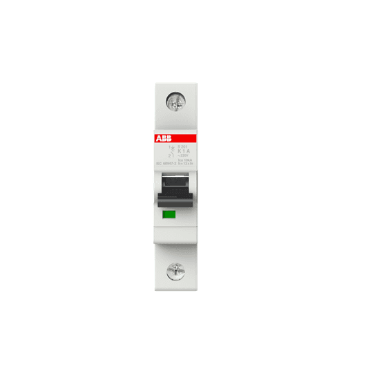 ABB Control S201-K1 S201-K1 ABB Control - S201-K1 Miniature Circuit Breaker - 1P - K - 1 A