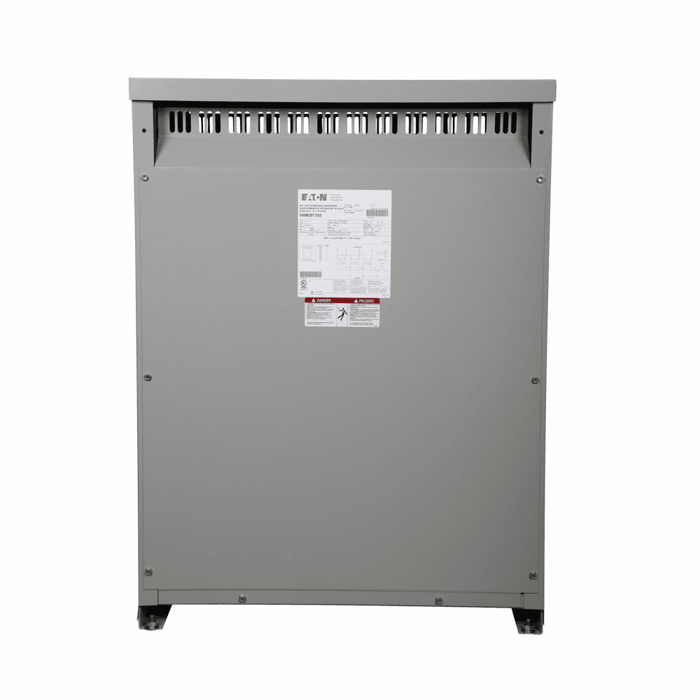 Eaton V48M28F30AFCUEELS42 V48M28F30AFCUEELS42 Eaton - Eaton General purpose ventilated transformer, DT-3 (3-phase), PV 480V, Taps: 2 at +2.5% /4 at -2.5%, SV 208Y/120V, 115°C rise, 30 kVA, Fungus proof, Copper windings, EELS42