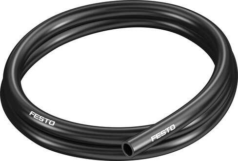 Festo 197395 plastic tubing PUN-H-16X2,5-SW Approved for use in food processing (hydrolysis resistant) Outside diameter: 16 mm, Bending radius relevant for flow rate: 88 mm, Inside diameter: 11 mm, Min. bending radius: 38 mm, Tubing characteristics: Suitable for energ