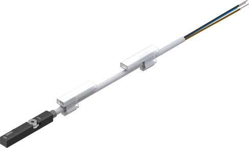 Festo 543863 proximity sensor SME-8M-DS-24V-K-5,0-OE Electric, with reed contact, for drives with T-slot, assembly from above, with cable. Authorisation: (* RCM Mark, * c UL us - Listed (OL)), CE mark (see declaration of conformity): to EU directive for EMC, Special c