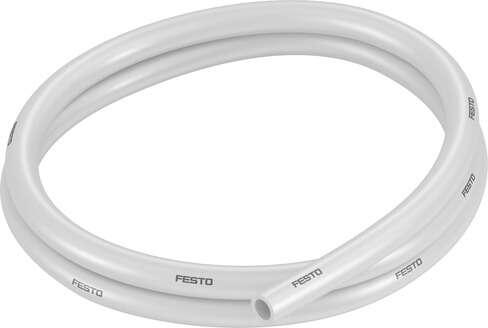 Festo 561715 plastic tubing PUN-V0-8X2-WS-C Flame retardant Outside diameter: 8 mm, Bending radius relevant for flow rate: 35 mm, Inside diameter: 4 mm, Min. bending radius: 9 mm, Tubing characteristics: Suitable for energy chains in applications with high cycle rates