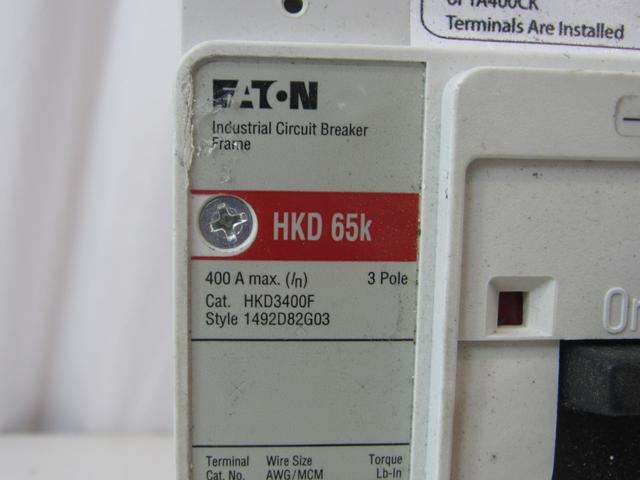 HKD3400 Part Image. Manufactured by Eaton.