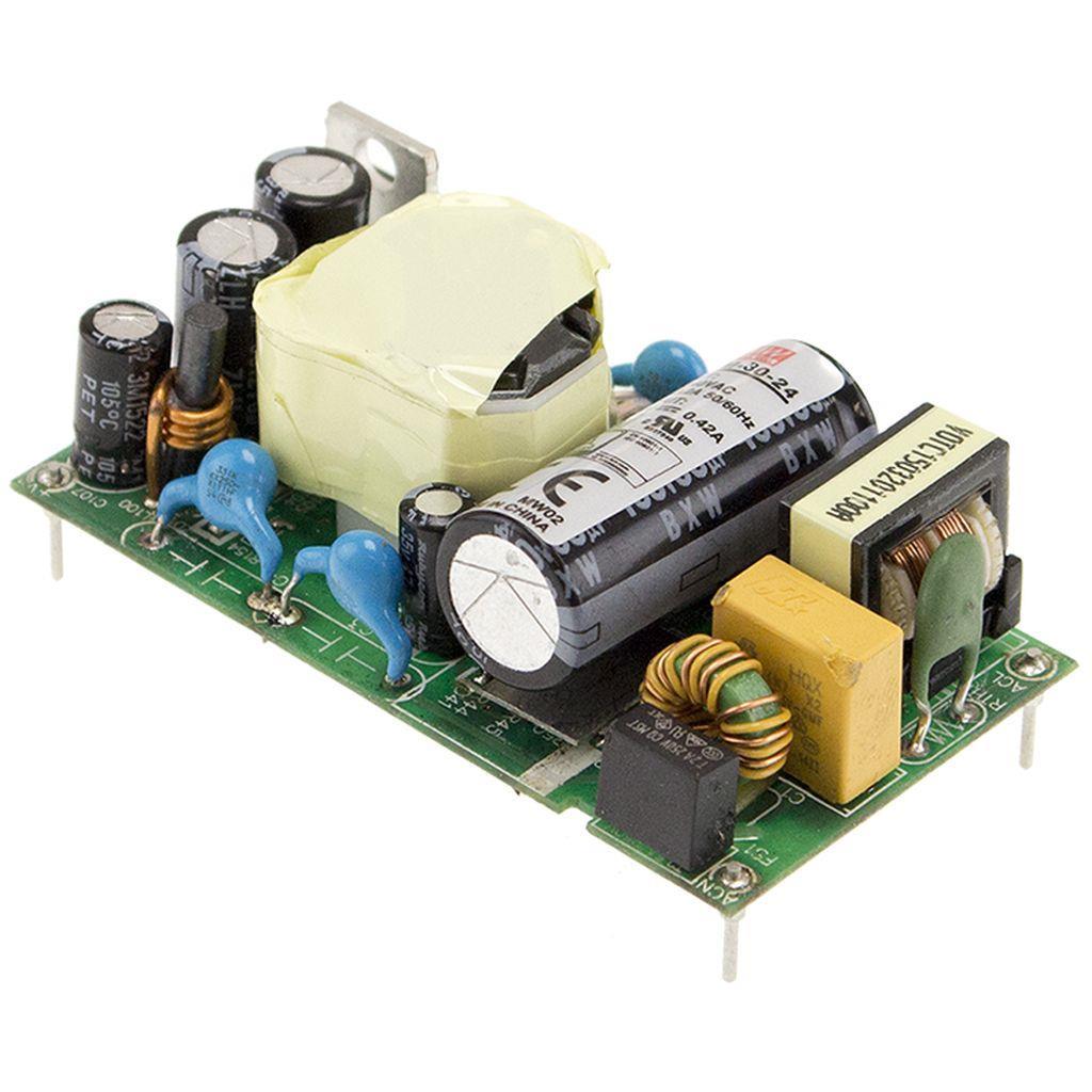 MEAN WELL MFM-30-24 AC-DC Single output Medical Open frame power supply; Output 24Vdc at 1.3A; PCB mount; 2xMOPP