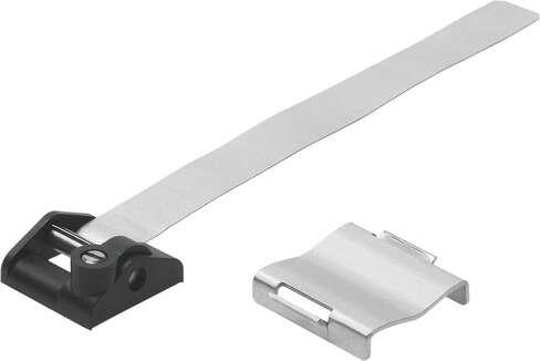 Festo 151225 mounting kit SMBS-1 With clamping strap for mounting proximity switches SMPO. Size: 1