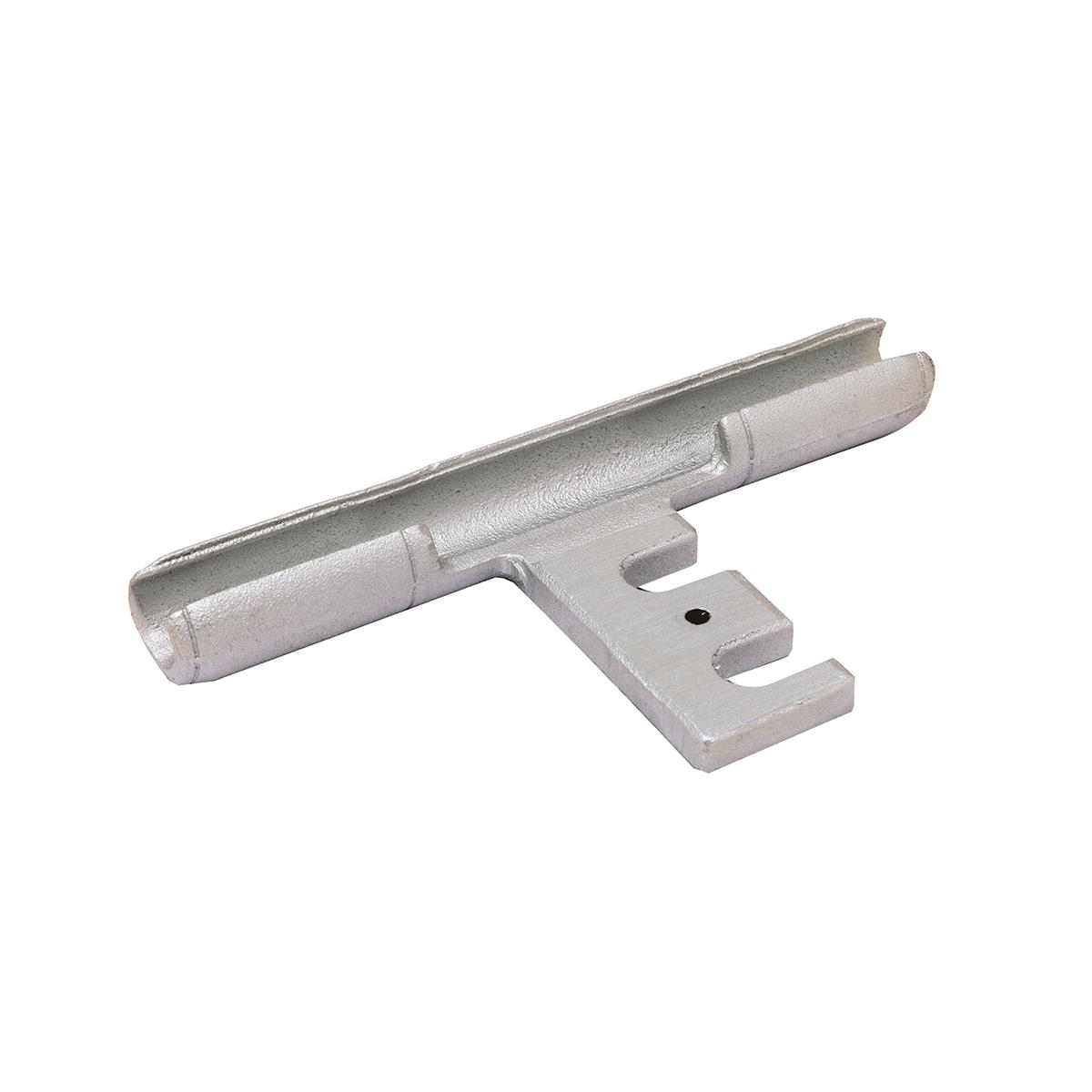 Hubbell YTA361R2N AL primary T-tap connector with slotted tap pad designed for easy disconnecting of tap conductor, For use with Types YKA-R-2N and YKA-A-2N, Barrel Length: 3.88 IN.  ; Features: Aluminum Primary T-Tap Connector With Slotted Tap Pad Designed For Easy Discon