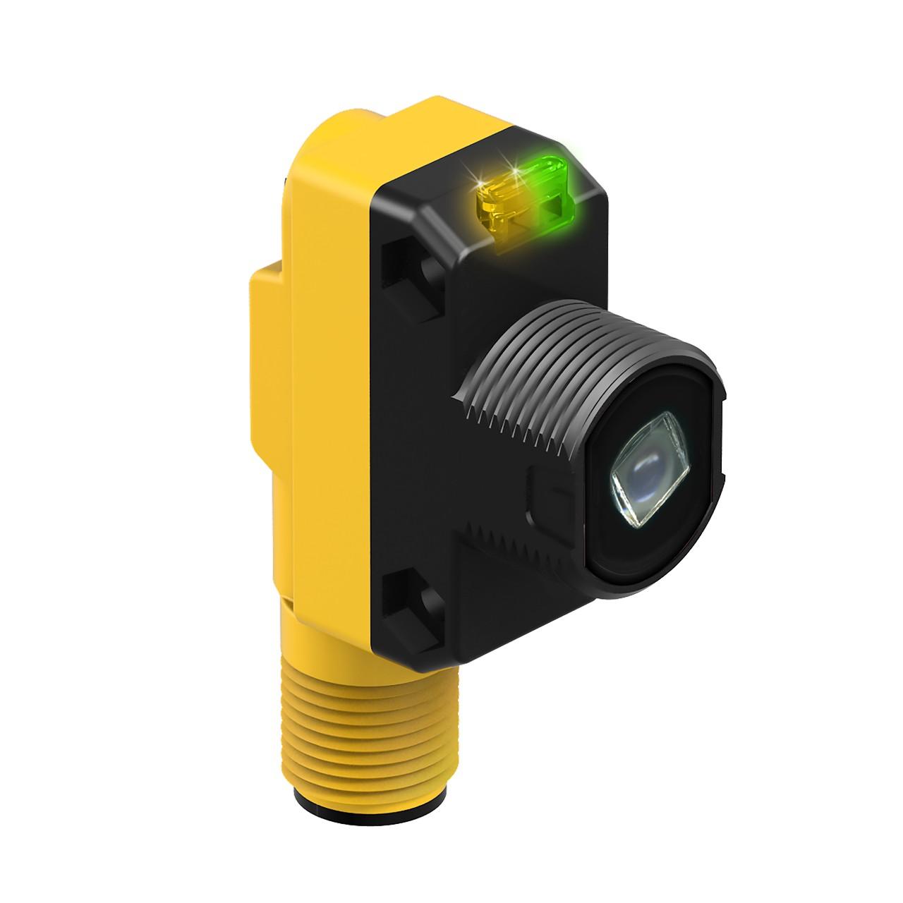 Banner QS186LEQ8 Class 1 Laser photo-electric emitter with through-beam system / opposed mode - Banner Engineering (WORLD-BEAM series - QS186LE series) - Part #70253 - Visible red light (650nm) - Supply voltage 10Vdc-30Vdc (12Vdc / 24Vdc nom.) - Pre-equipped with 4-pin Eu