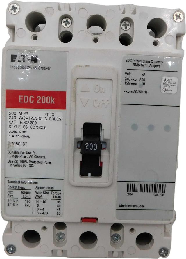 EDC3200 Part Image. Manufactured by Eaton.