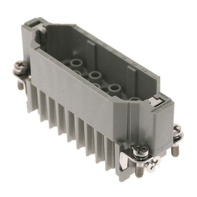 Mencom CDM-25 Standard, CD series, Male Rectangular Insert, size 66.16, 25 pin, 10 amp, Crimp