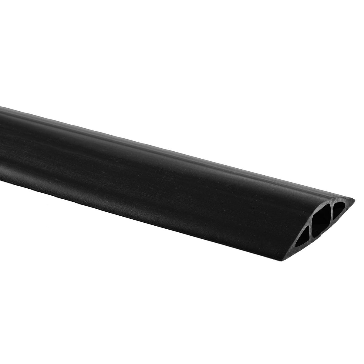 Hubbell BRYFT4BK5 FloorTrak Flexible Non-Metallic Cover for Cables, Size 4, Black, 5' 