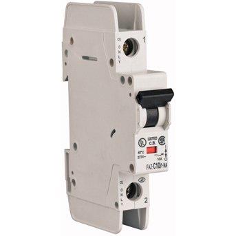 Eaton FAZ-D50/1-RT-L Miniature circuit breaker, 1 pole, 50 A, D trip curve, 240 VAC, ring-tongue terminals, UL489
