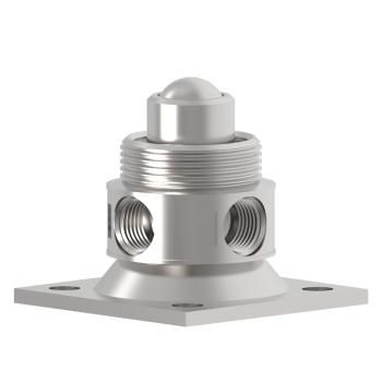 Humphrey V125B31021 Mechanical Valves, Roller Ball Operated Valves, Number of Ports: 3 ports, Number of Positions: 2 positions, Valve Function: Normally closed, Piping Type: Inline, Direct piping, Options Included: Mounting base, Approx Size (in) HxWxD: 1.52 x 1.18 DIA