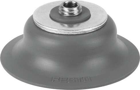 Festo 189302 suction cup ESS-30-SF easily interchangeable, Min. workpiece radius: 110 mm, Nominal size: 3 mm, suction cup diameter: 30 mm, suction cup volume: 0,867 cm3, Position of connection: on top