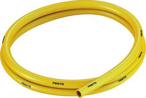 Festo 178420 plastic tubing PUN-10X1,5-GE Standard O.D tubing, for QS plug connectors, CN and CK polyurethane fittings (not approved for use in the food industry). Outside diameter: 10 mm, Bending radius relevant for flow rate: 54 mm, Inside diameter: 7 mm, Min. bendi