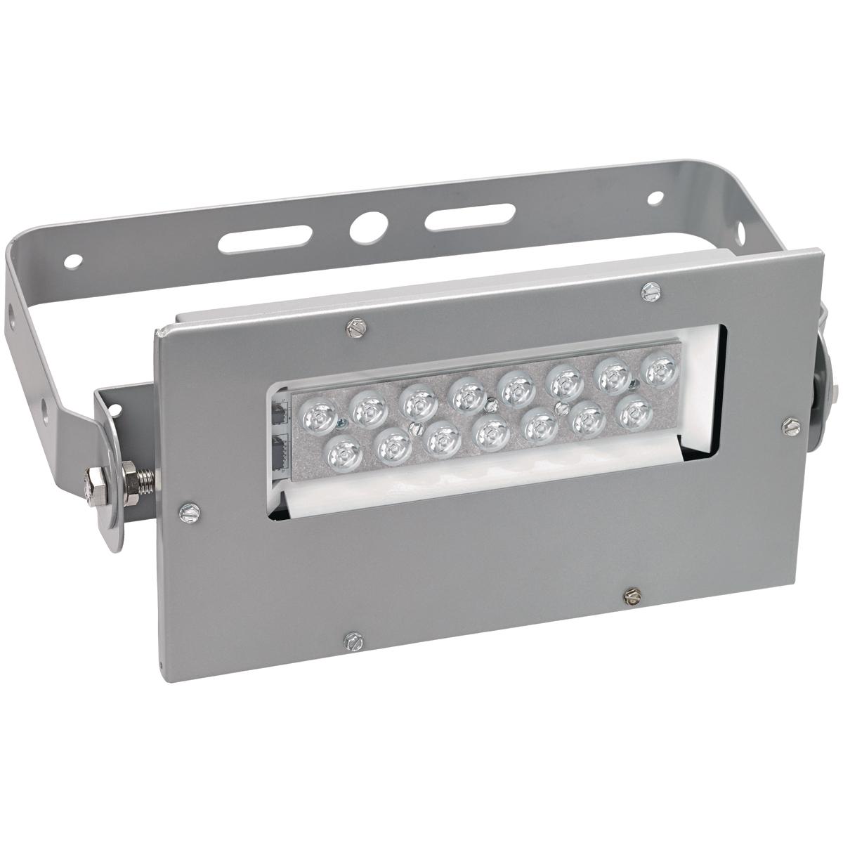 Hubbell KFLC1527 The KFLC Series compact LED floodlights are designed with a copper-free aluminum housing and painted with a powder epoxy finish for superior corrosion resistance in harsh and hazardous environments. Killark LED floodlights provide a crisp white light that