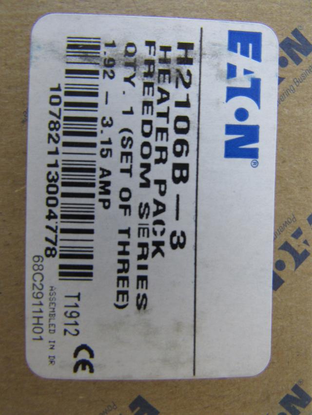 H2106B-3 Part Image. Manufactured by Eaton.