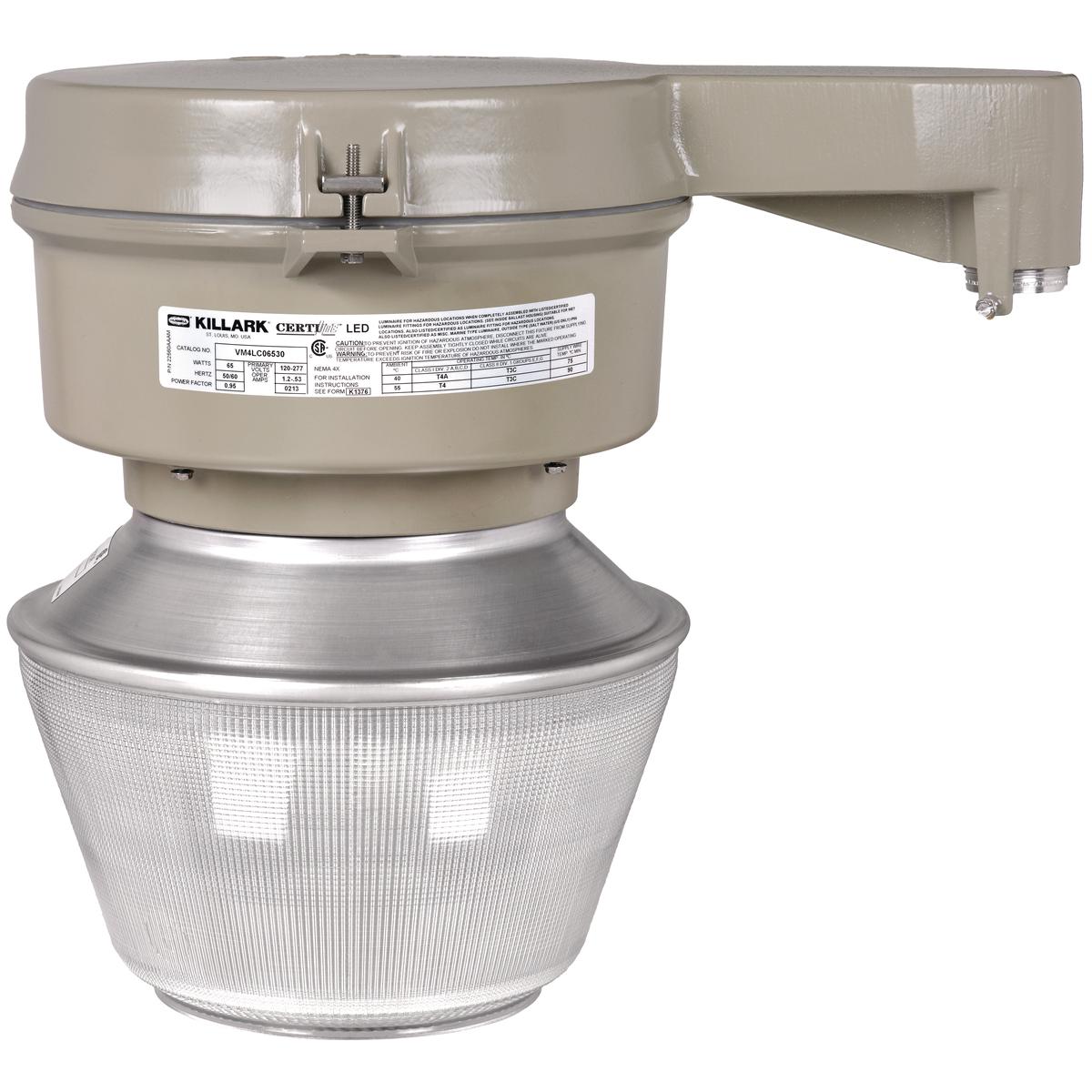 Hubbell VM4LC06530S5P5G The VM4L Series is a low bay and high bay fixture using energy efficient LED's. The design of the VM4LB with the bulb style heat sink creates a light distribution similar to a HID lamp. The design of the VM4LC with the concave style heat sink creates a li