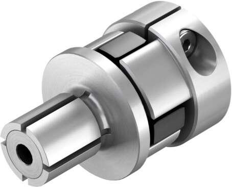 Festo 1184697 coupling EAMD-16-15-8-8X10 drive component, which transmits the rotary motion of a stepper or servo motor Holder diameter 1: 8 mm, Holder diameter 2: 8 mm, Size: 16, Nominal length: 15 mm, Assembly position: Any
