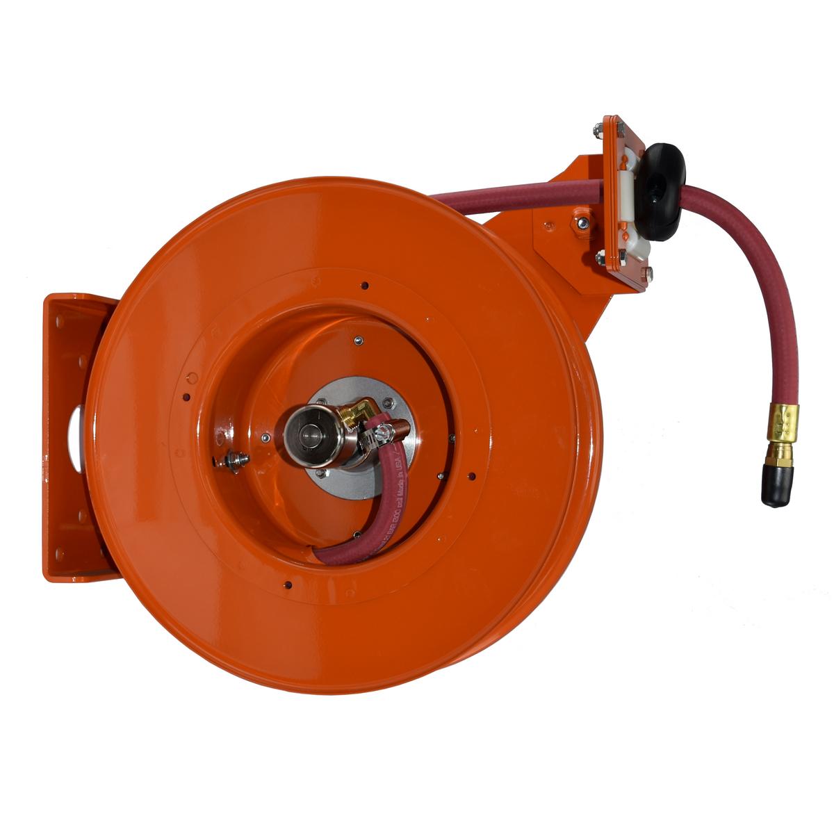 Hubbell HM141-4-P4 The Gleason Hose-Master hose reel is the most rugged single hose, general purpose hose reel of its size in the industry. We created it with the most demanding hose reeling applications in mind, hand pull or machine mounted. Oversized bearings and a heavy 