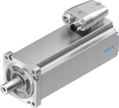 Festo 4267575 servo motor EMME-AS-60-SK-LS-AMXB Without gear unit/with brake. Ambient temperature: -10 - 40 °C, Storage temperature: -20 - 70 °C, Relative air humidity: 0 - 90 %, Conforms to standard: IEC 60034, Insulation protection class: F