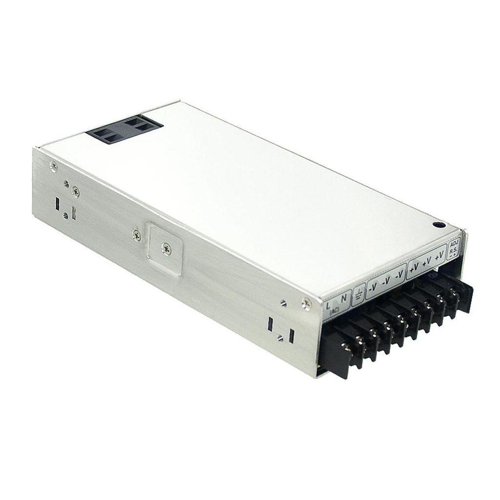 MEAN WELL HSP-250-5 AC-DC Single output enclosed power supply with PFC; Output 5Vdc at 50A; 1U low profile; conformal coated; With DC fan with NO/OFF control; HSP-250-5 is succeeded by HSP-300-5.