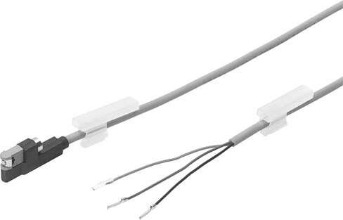 Festo 547862 proximity sensor SMT-10G-PS-24V-E-2,5Q-OE Magnetic, contactless, for C-slot. Authorisation: (* RCM Mark, * c UL us - Listed (OL)), CE mark (see declaration of conformity): to EU directive for EMC, KC mark: KC-EMV, Materials note: Conforms to RoHS, Measuri