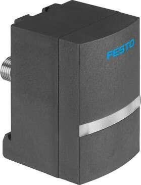 Festo 8003348 pressure sensor SPAU-V1R-T-G18M-LK-A-M12D Suitable for monitoring compressed air and non-corrosive gases, mounting using thread, without display. Authorisation: (* RCM Mark, * c UL us - Listed (OL)), CE mark (see declaration of conformity): (* to EU direc