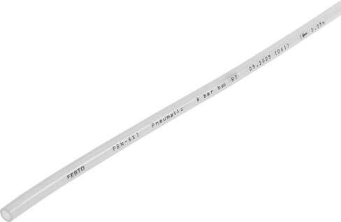 Festo 570517 plastic tubing PEN-14X2-NT Outside diameter: 14 mm, Bending radius relevant for flow rate: 80 mm, Inside diameter: 9,5 mm, Min. bending radius: 45 mm, Tubing characteristics: Suitable for energy chains in applications with high cycle rates