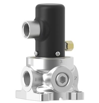 Humphrey 500AE12112405060 Solenoid Valves, Large 2-Way & 3-Way Solenoid Operated, Number of Ports: 2 ports, Number of Positions: 2 positions, Valve Function: 2-Way, Single Solenoid, Normally Open, Piping Type: Inline, Direct Piping, Approx Size (in) HxWxD: 5.25 x 2.94 x 3.06, Medi