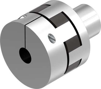 Festo 1379269 coupling EAMD-67-51-32-32X32-U drive component, which transmits the rotary motion of a stepper or servo motor Holder diameter 1: 32 mm, Holder diameter 2: 32 mm, Size: 67, Nominal length: 51 mm, Assembly position: Any