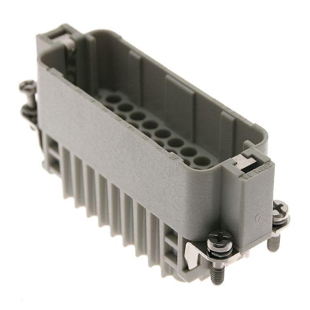Mencom CDDM-38 Standard, CDD series, Male Rectangular Insert, size 66.16, 38 pin, 10 amp, Crimp
