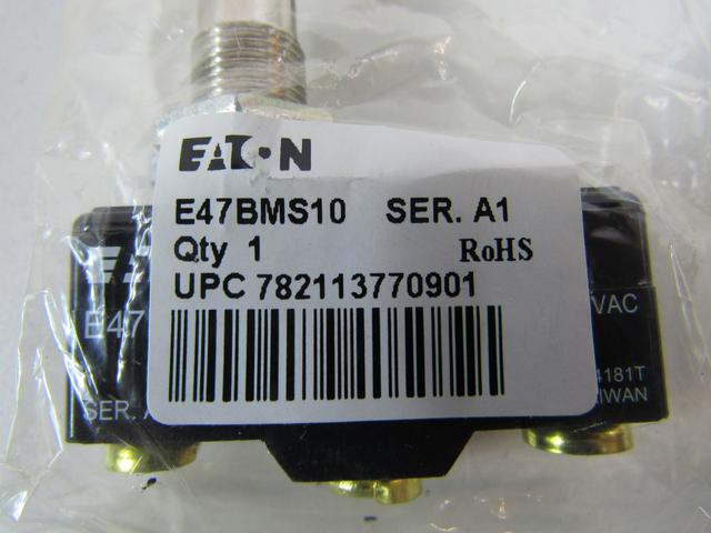 E47BMS10 Part Image. Manufactured by Eaton.