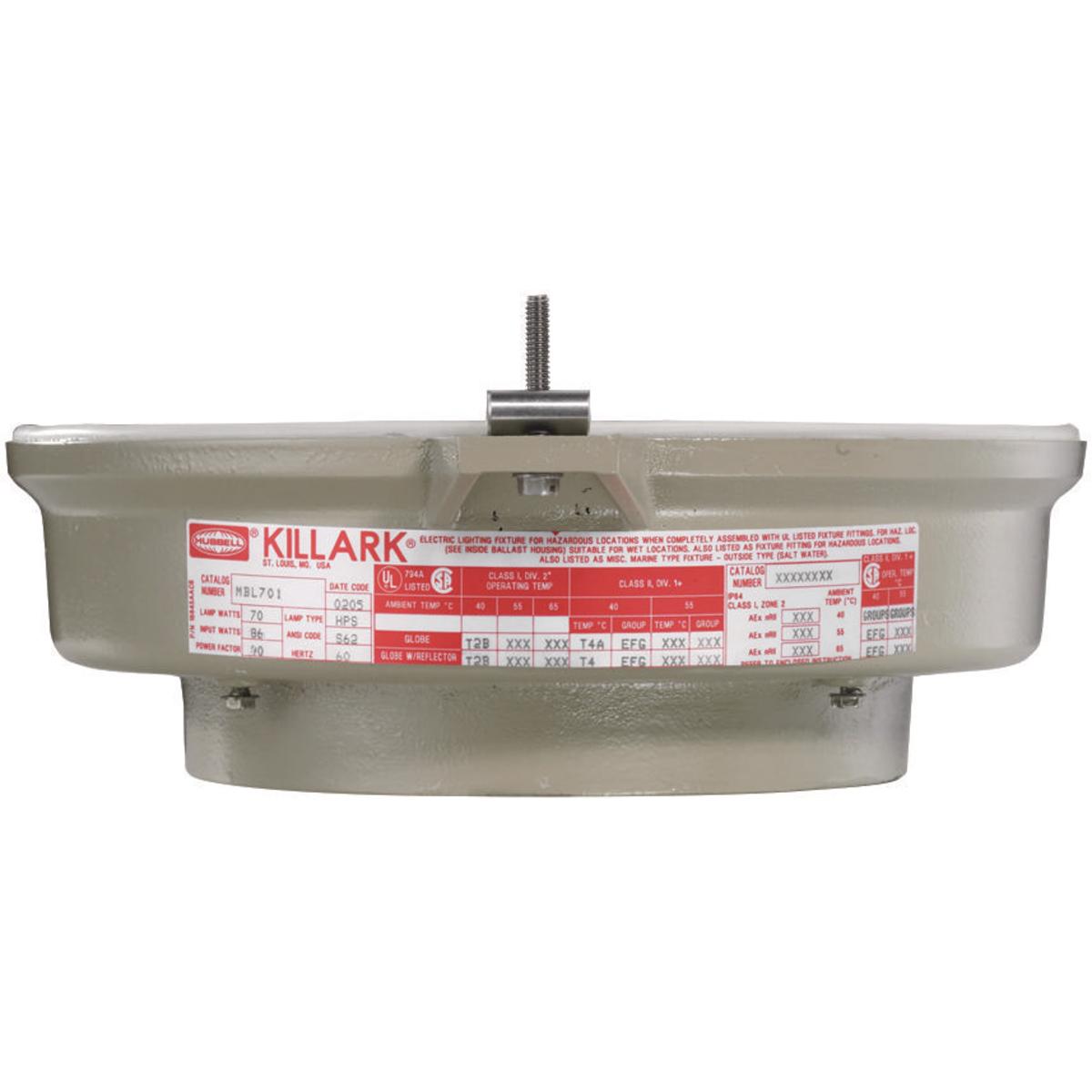 Hubbell VM2H075 VM2 Series - 70W Metal Halide 480V - Housing  ; The VM2 Series is a low profile, low bay HID luminaire. The design of the VM2 makes it suitable for harsh and hazardous environments using a cast copper-free aluminum housing and mount. Its low profile desig