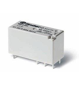 Finder 41.52.9.110.0010 Low-profile PCB mount electromechanical relay - Flux proof (RTII) - Finder (41 series) - Control coil voltage 110Vdc - 2 poles (2P) - 2C/O / DPDT (Double Pole Double Throw) contact - Rated current 8A (250Vac; AC-1) / 8A (30Vdc; DC-1) - Rated switching pow