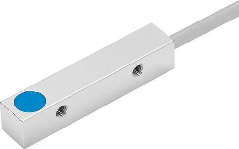 Festo 174552 proximity sensor SIES-Q8B-PO-K-L Inductive, with cable, can be flush-mounted, normally-closed function, positive-switching. Conforms to standard: EN 60947-5-2, Authorisation: (* RCM Mark, * c UL us - Listed (OL)), CE mark (see declaration of conformity): 
