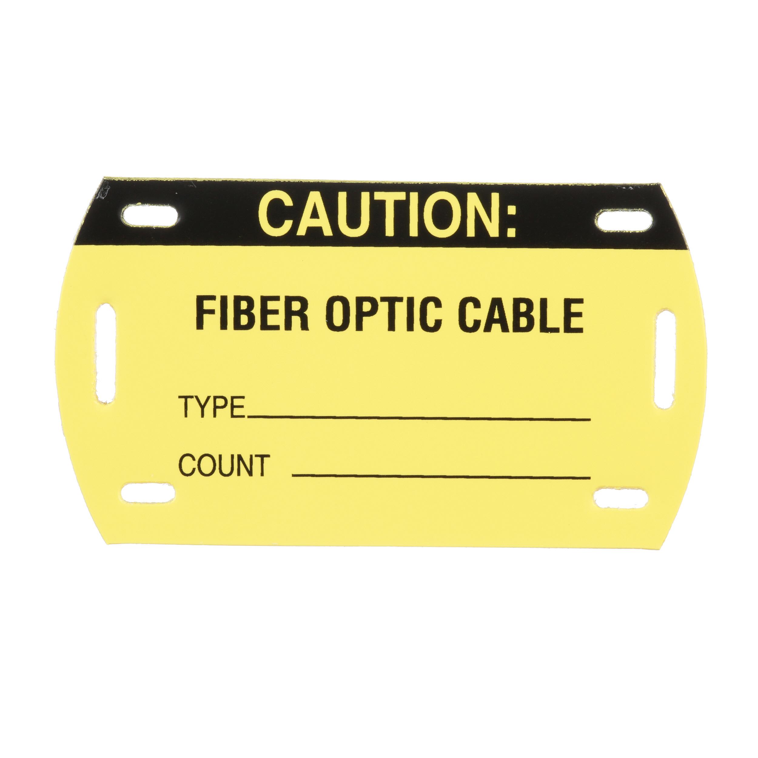 Panduit PST-FO CABLE MARKER WRITE-ON TAG U.V.RESIST BLK LEGEND ON YELLOWUSE W/TIES 5/PK ROHS