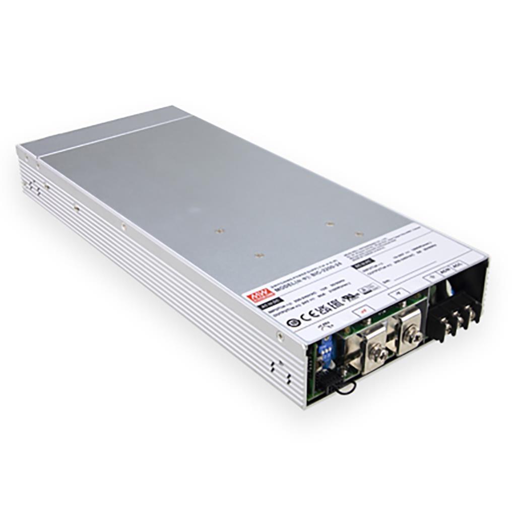 MEAN WELL BIC-2200-12CAN AC-DC Single output enclosed bidirectional power supply; Output 12Vdc at 180A; 1U low profile; Cooling by built-in DC fan; remote ON/OFF; protocol CANBus