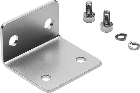 Festo 9769 mounting bracket HRM-1 for 2/2-way valves VLX. Product weight: 39 g, Material bracket: (* Steel, * Galvanised)