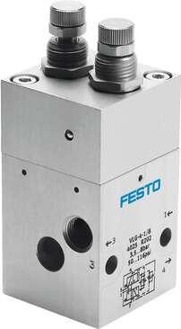 Festo 4025 pulse generator VLG-4-1/8 Adjustable Operating pressure: 3,5 - 10 bar