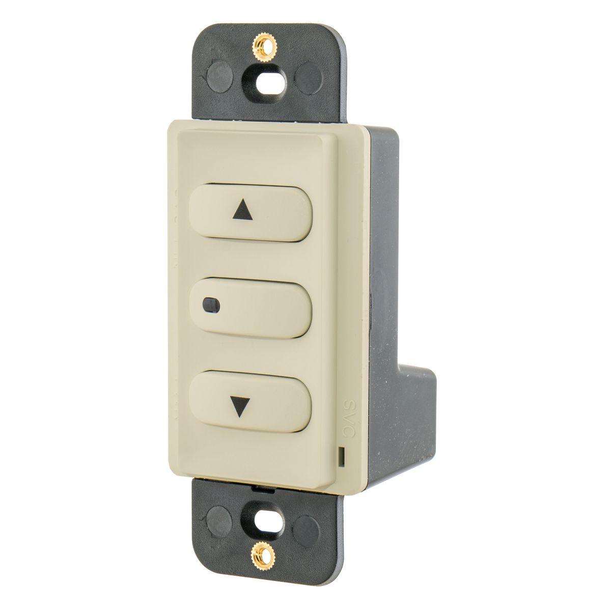 Hubbell DSL010I Switches and Lighting Control, DimmingSwitch, Low Voltage, Latching, 0-10V DC, Ivory 