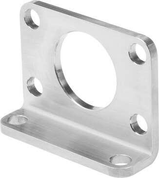 Festo 195856 flange mounting FBN-40 For DSNU and ESNU cylinders. Size: 40, Corrosion resistance classification CRC: 1 - Low corrosion stress, Product weight: 191 g, Materials note: (* Free of copper and PTFE, * Conforms to RoHS), Material mounting: (* Steel, * Galvani