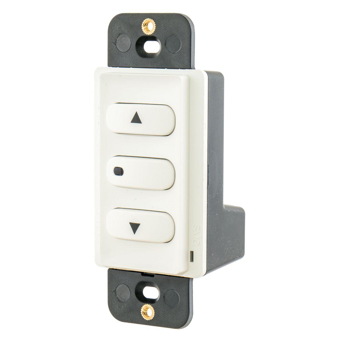 Hubbell DSL010W Switches and Lighting Control, DimmingSwitch, Low Voltage, Latching, 0-10V DC, White 